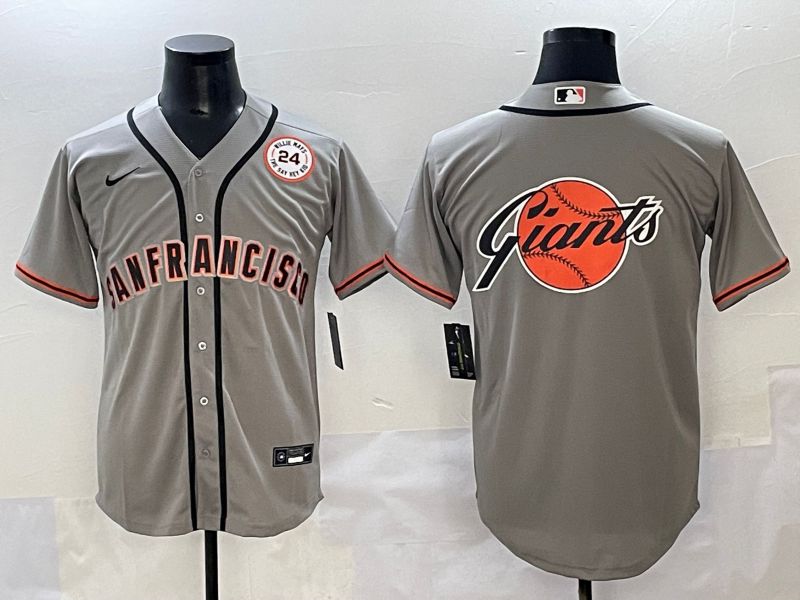 Men 2025 San Francisco Giants Blank Grey Game Nike MLB Jersey style 11->san francisco giants->MLB Jersey